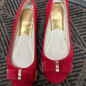 Michael kors red flats